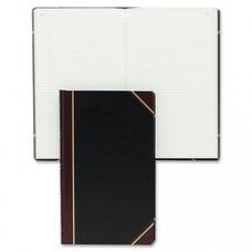 Rediform Texhide Cover Record Books with Margin - 300 Sheet(s) - Thread Sewn - 8 3/4