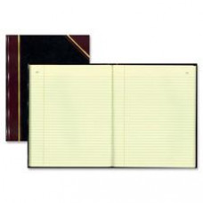Rediform Texhide Cover Record Books with Margin - 300 Sheet(s) - Thread Sewn - 11 1/4