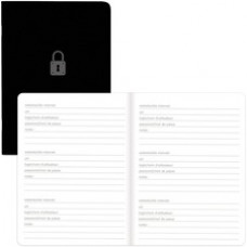 Rediform Password Notebook - 64 Pages - Sewn - 0.40