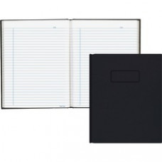 Blueline Hardbound Business Books - 192 Sheets - Perfect Bound - Ruled Blue Margin - 9 1/4