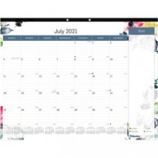 Blueline Academic Desk Pad - Academic - Monthly - 18 Month - July 2022 - December 2023 - 1 Month Single Page Layout - 22