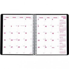 Brownline Monthly Planner - Julian Dates - Monthly - 13 Month - December 2022 - January 2024 - 1 Month Double Page Layout - 8 7/8