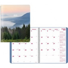 Brownline Mountain Monthly 2023 Planner - Monthly - 14 Month - December 2023 - January 2023 - Twin Wire - Nature's Hues - 11