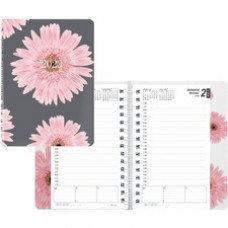 Rediform Essential Daily/Monthly Planner Book - Daily, Monthly - 12 Month - January - December - 7:00 AM to 7:30 PM - Half-hourly - 1 Day Single Page Layout - 8