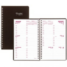 Brownline DuraFlex Weekly Appointment Book - Julian Dates - Weekly - January 2023 - December 2023 - 7:00 AM to 6:00 PM - Hourly - 1 Week Double Page Layout - 5