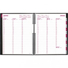 Brownline CoilPro Weekly Planner - Weekly - January 2023 - December 2023 - 7:00 AM to 8:45 PM - Quarter-hourly, 7:00 AM to 5:45 PM - Quarter-hourly - 1 Week Double Page Layout - 8 1/2