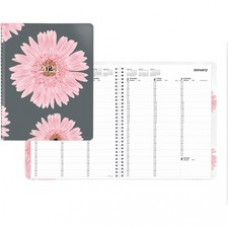 Rediform Essential Weekly Planner/Appointment Book - Weekly - 12 Month - January - December - 7:00 AM to 8:45 PM, 7:00 AM to 5:45 PM - Saturday - 1 Week Double Page Layout - 11