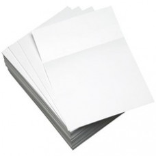 Lettermark Punched & Perforated Inkjet, Laser Copy & Multipurpose Paper - White - 92 Brightness - Letter - 8 1/2