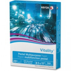 Xerox Vitality Pastel Multipurpose Paper - Yellow - Letter - 8 1/2