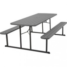 Cosco Folding Picnic Table - Taupe Top x 72