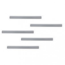 DURABLE Magnetic Strip Hanging Rail - 5 Pack - Silver