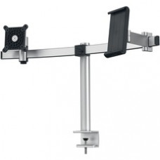DURABLE Mounting Arm for Monitor, Tablet - Silver - Height Adjustable - 1 Display(s) Supported - 34
