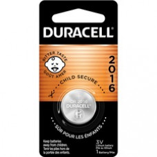 Duracell Duralock 2016 Lithium Battery - For Glucose Monitor, Electronic Device, Security Device, Health/Fitness Monitoring Equipment - CR2016 - 3 V DC - 6 / Carton
