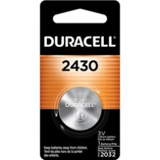 Duracell 2430 3V Lithium Battery - For Pet Collar - CR2430 - 3 V DC - 24 / Carton
