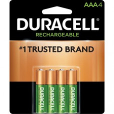 Duracell Ion Core Rechargeable AAA Batteries - For Multipurpose - Battery Rechargeable - AAA - Nickel Metal Hydride (NiMH) - 4 / Each
