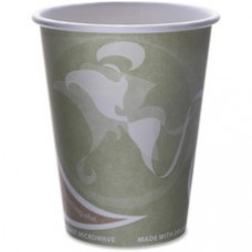 Eco-Products Recycled Hot Cups - 50 / Pack - 12 fl oz - 1000 / Carton - Multi - Fiber - Hot Drink, Coffee - Recycled