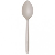 Eco-Products Cutlerease Dispensable Spoons - 960/Carton - Teaspoon - 1 x Teaspoon - PLA (PolyLactic Acid) Plastic - White