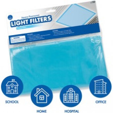 Educational Insights Square Fluorescent Light Filters (Tranquil Blue) - 1 / Each