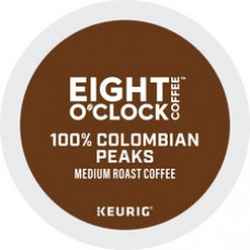 Eight O'Clock K-Cup Coffee - Compatible with Keurig Brewer - Medium - 24 / Box