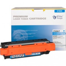Elite Image Remanufactured Toner Cartridge - Alternative for HP 504A (CE251A) - Laser - 7000 Pages - Cyan - 1 Each