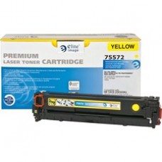 Elite Image Remanufactured Toner Cartridge - Alternative for HP 128A (CE322A) - Laser - 1300 Pages - Yellow - 1 Each