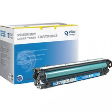 Elite Image Remanufactured Toner Cartridge - Alternative for HP 650A (CE270A) - Laser - Cyan - 1 Each