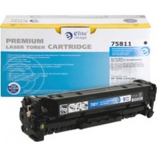 Elite Image Remanufactured Toner Cartridge - Alternative for HP 305A (CE410A) - Laser - 2200 Pages - Black - 1 Each