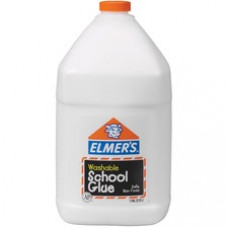 Elmer's Washable School Glue - 1 gal - Fabric - Washable - 1 Each - White