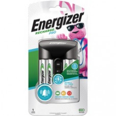 Energizer Recharge Pro AA/AAA Battery Charger - 3 Hour Charging - AC Plug - 4