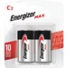 Energizer MAX Alkaline C Batteries, 2 Pack - For Multipurpose - C - 1.5 V DC - 8350 mAh - Alkaline - 2 / Pack