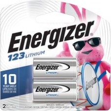 Energizer Lithium 123 3-Volt Battery - For Multipurpose - CR123A - 3 V DC - Lithium (Li) - 48 / Carton