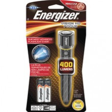 Energizer Vision HD Performance Metal Flashlight with Digital Focus - AA - Metal - Chrome