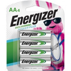 Energizer Recharge NiMH AA Batteries - For Multipurpose - Battery Rechargeable - AA - Nickel Metal Hydride (NiMH) - 96 / Carton