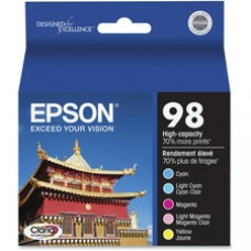 Epson Claria T098920 Ink Cartridge - Cyan, Magenta, Yellow, Light Cyan, Light Magenta - Inkjet - 1 / Pack