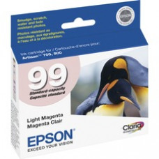 Epson Claria No. 99 Original Ink Cartridge - Inkjet - Light Magenta - 1 Each