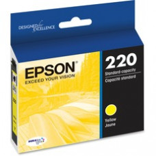 Epson DURABrite Ultra 220 Ink Cartridge - Yellow - Inkjet - Standard Yield - 165 Pages - 1 Each