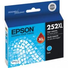 Epson DURABrite Ultra 252XL Original High Yield Inkjet Ink Cartridge - Cyan - 1 Each - Inkjet - High Yield - 1 Each