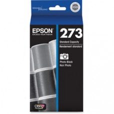Epson Claria 273 Ink Cartridge - Photo Black - Inkjet - Standard Yield - 1 Each