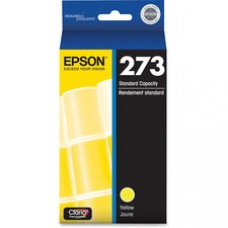 Epson Claria 273 Ink Cartridge - Yellow - Inkjet - Standard Yield - 1 Each