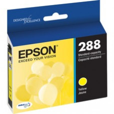 Epson DURABrite Ultra T288 Ink Cartridge - Yellow - Inkjet - Standard Yield - 165 Pages - 1 Each