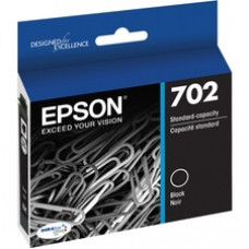 Epson DURABrite Ultra T702 Ink Cartridge - Black - Inkjet - Standard Yield - 350 Pages