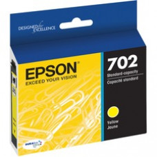 Epson DURABrite Ultra T702 Ink Cartridge - Yellow - Inkjet - Standard Yield - 300 Pages