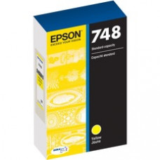 Epson DURABrite Pro 748 Ink Cartridge - Yellow - Inkjet - Standard Yield - 1500 Pages - 1 Pack