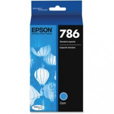 Epson DURABrite Ultra 786 Ink Cartridge - Cyan - Inkjet - 1 Each