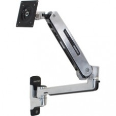 Ergotron Mounting Arm for Flat Panel Display - Polished Aluminum - 42