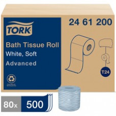 Tork Advanced Bath Tissue Roll, 2-Ply - 2 Ply - 3.96