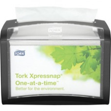 Tork Xpressnap® Tabletop Napkin Dispenser Black N4 - Tork Xpressnap® Tabletop Napkin Dispenser Black N4, Easy Clean, Signature Range, 6.1