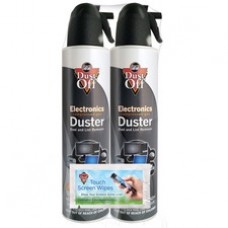 Dust-Off Compressed Gas Duster - For Multipurpose - 10 oz - 2 / Pack - Gray