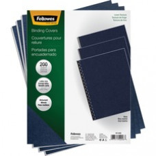 Fellowes Expressions™ Linen Presentation Covers - Letter, Navy, 200 - 11