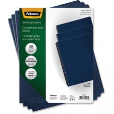 Fellowes Executive™ Presentation Covers - Oversize, Navy, 50 pack - 11.3